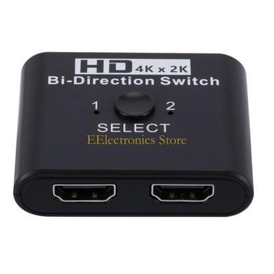 B03C Bidirectional Switcher, 4K @60Hz, BiDirectional Splitter, Perfect for DVD, HDTV, High Quality Video Splitter