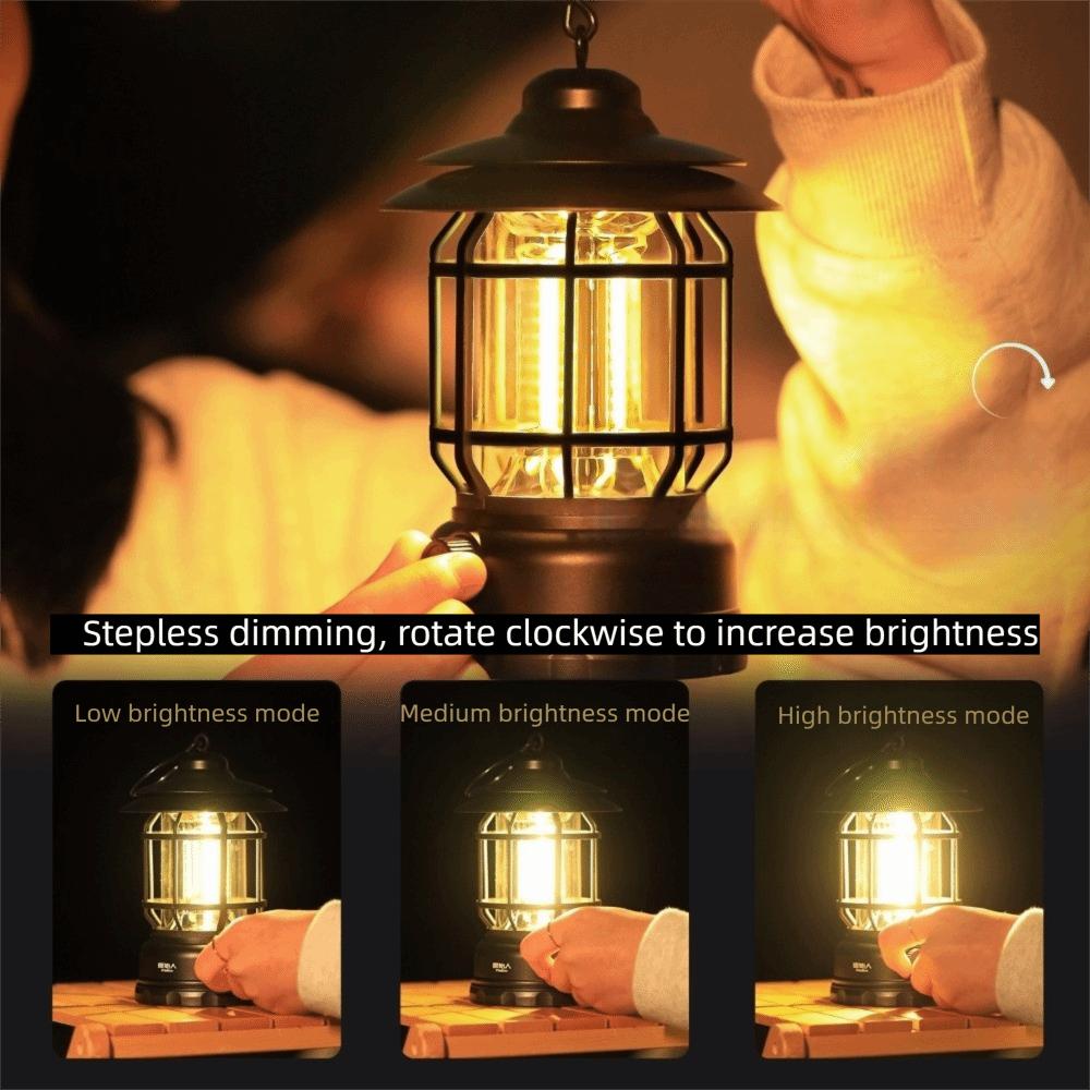 Battery Powered Solar Camping Light Waterproof Solar Emergency Lamp Solar LED Tent Light Hiking