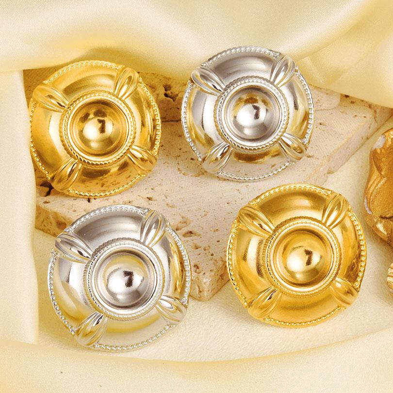 Round Oval Square Heart Blank Settings DIY Rhinestone Drip Oil Silver/Gold Color Stainless Steel Rings For Women Men Accessories