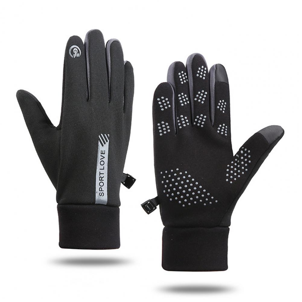 Ridding Gloves 1 Pair Chic Full Fingers Soft  Camping Skating Ridding Gloves for Adult