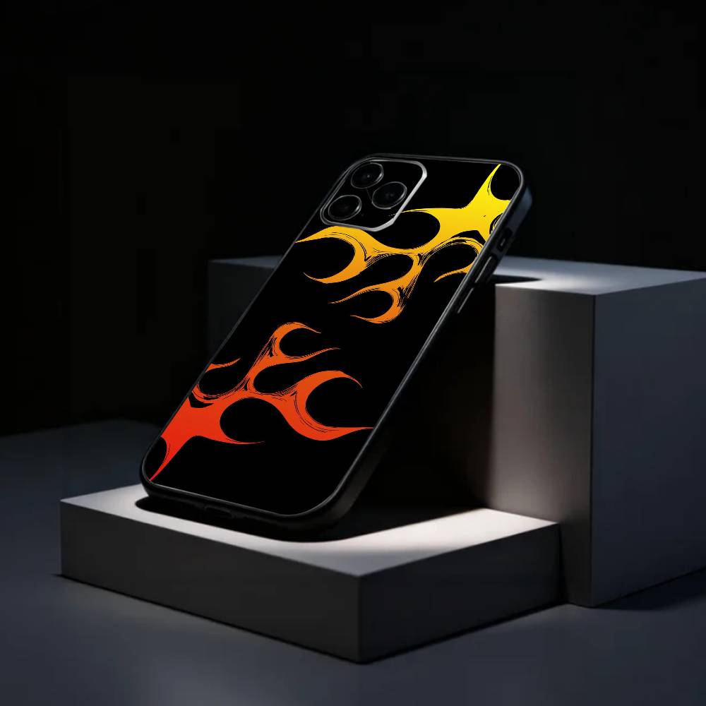 COOL F-Fashion F-Flames Phone Case Silicone Soft For IPhone 17 16 15 14 13 12 11 X XR Plus Pro Max Plus