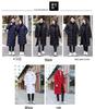 Unisex Long Winter Knee-High Coat, Couples' Cotton Jacket, Mid-Length Thickened School Uniform Style, Warm Quilt for Students.