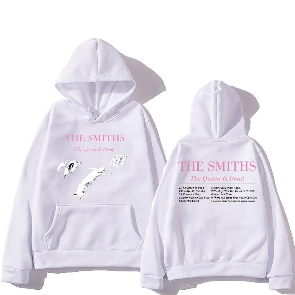The Smiths Hooded The Queen Is Dead Graphic Printing Gothic Fleece Sweatshirts Long Sleeve Clothes Sudaderas Punk Hoody