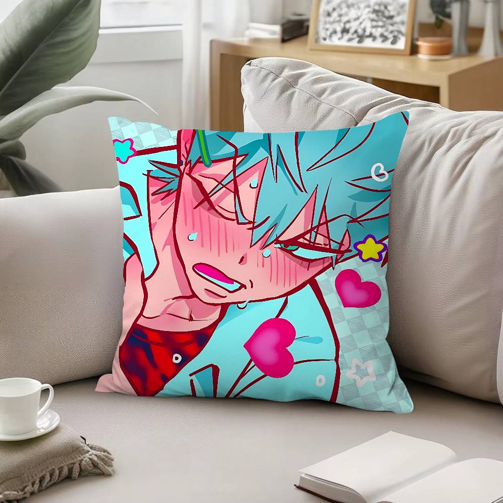 Anime Alien Stage Throw Pillow Covers Pattern Cushion Cover Suitable For Sofa Bedroom Car Pillow Cover