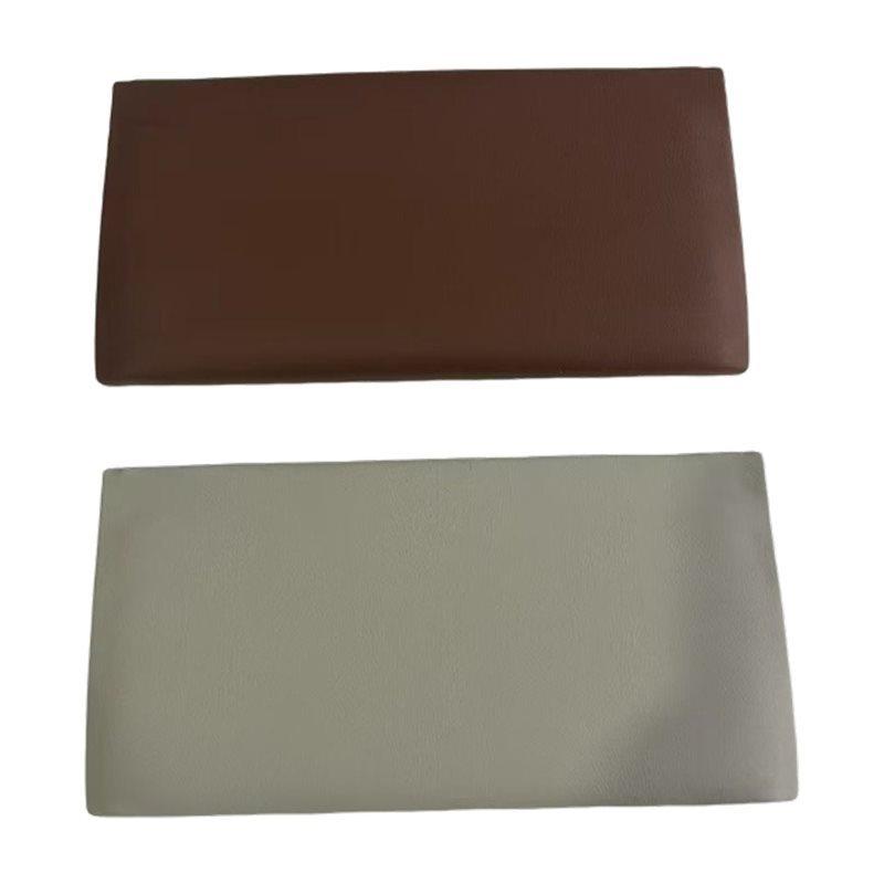 For A6 C8 2013-2024 Car Rear Armrest Box Trim Cover Storage Box Trim Plate Cover Molding Brown