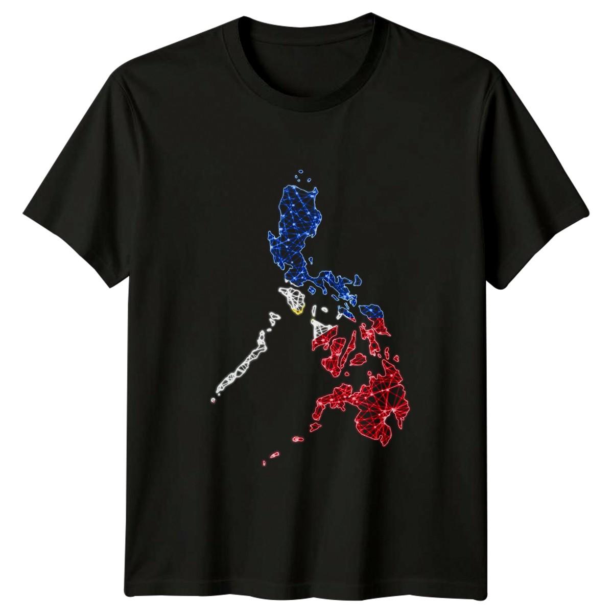 Philippines Flag Map Mesh T-Shirt Filipino Heritage Map Gift For Him And Her XXXXL