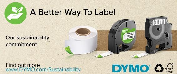 DYMO D1 Standard 53713 (S0720930) Label Tape, 24mm x 7m, Black on White