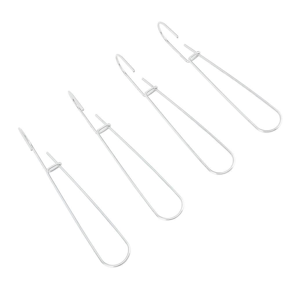20PCS Paper Pattern Hook Galvanized Steel 2.5x185mm Pattern Making Paper Storage Hanging Hook