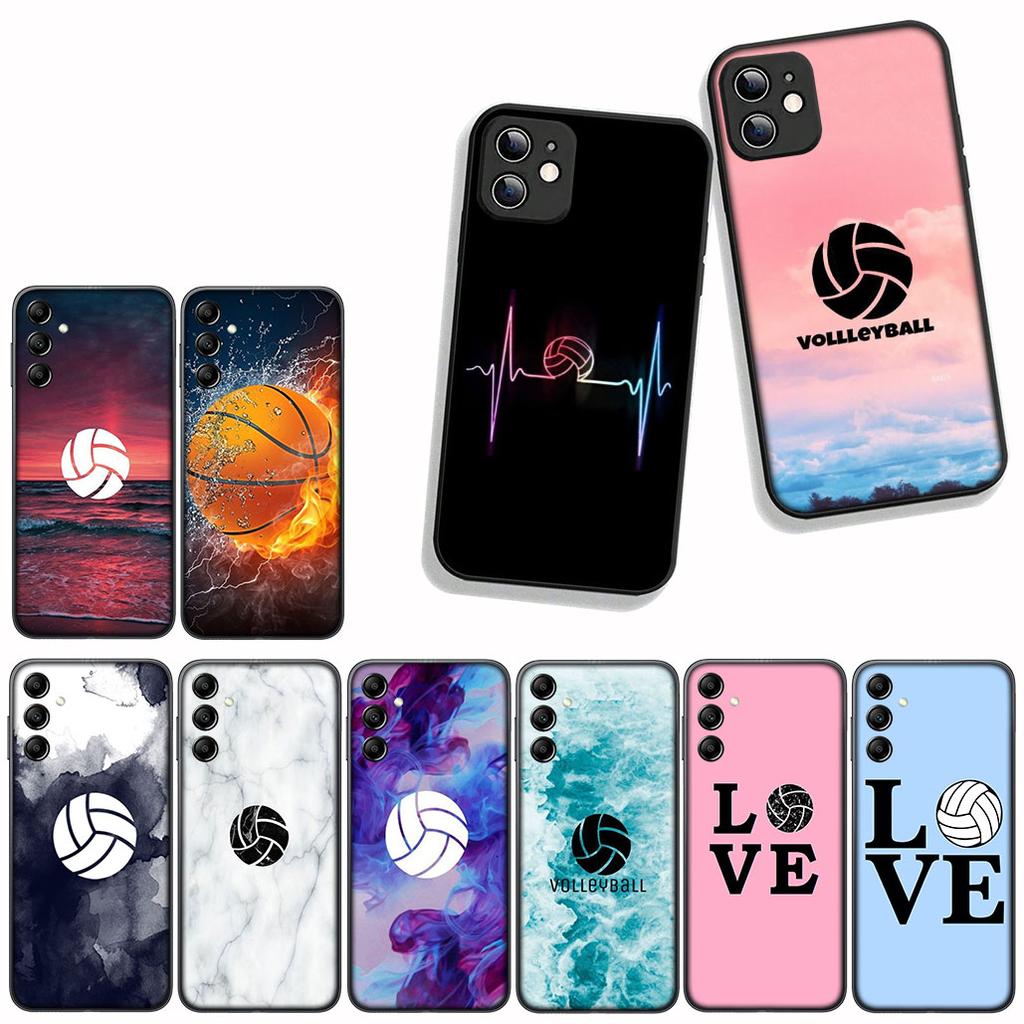 Funda Coque Cover for Motorola Moto Edge 50 30 Fusion 40 neo Ultra Pro G54 G24 G05 G35 G55 G64 G75 G84 G85 Case Volleyball logo