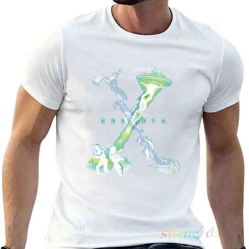 Hot Sale Movie Secret The X Files I Want To Believe Tshirt Cheap Polyester ONeck Streetwear Unisex Unisex Unisex Gothic Clothes