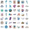 100 Marine Life Graffiti Stickers Personalized Decorative Motorcycle Suitcase Waterproof Stickers