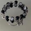 Exquisite Alloy Bracelet Accessory Distinctive Beaded Bracelet Charm With Butterfly Embellishments for Trendsetters