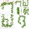 Faux Plant Monstera Deliciosa Liebm Vines Wall Hanging With Silk Flowers For Wedding And Restaurant Interior Decor