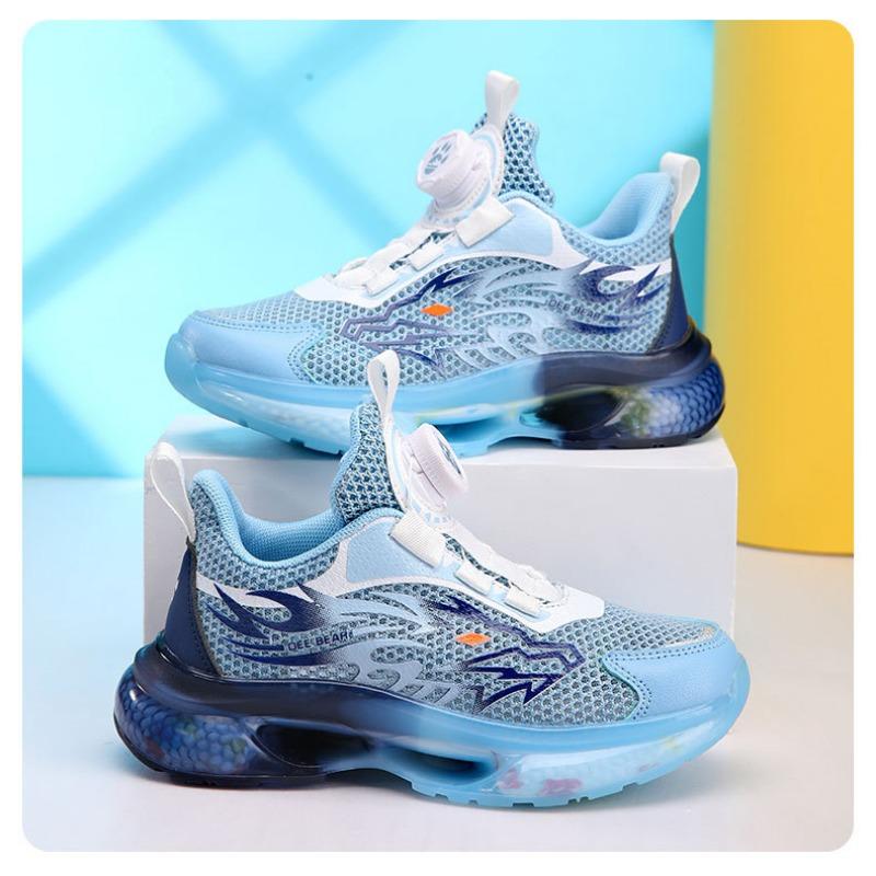 Kids Boys Breathable Mesh Soft Sole Athletic Running Sports Sneakers