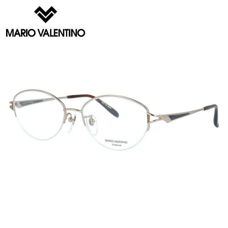 Used Mario Valentino Glasses Frame Date Glasses MARIO VALENTINO MV-769 C3 54 Size Oval Mario Valentino Unisex Men Women [Domestic regular product]