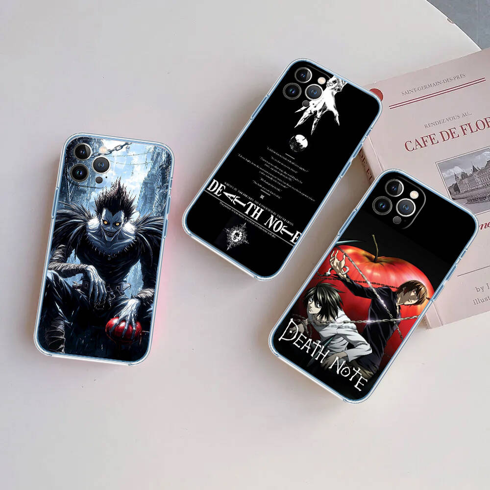 Death Note Phone Case for Motorola G14 G15 G24 G30 G31 G32 G34 G41 G42 G51 G52 G50 G60S G60 G62 G72 G71 G73 G84 G85 G200 E32