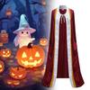 Unisex Velvet Halloween King Cape With Embroidery For Costume Parties