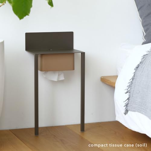 ideaco Compact Tissue Case, Black, Wall Mount, Screws, Magnet Included