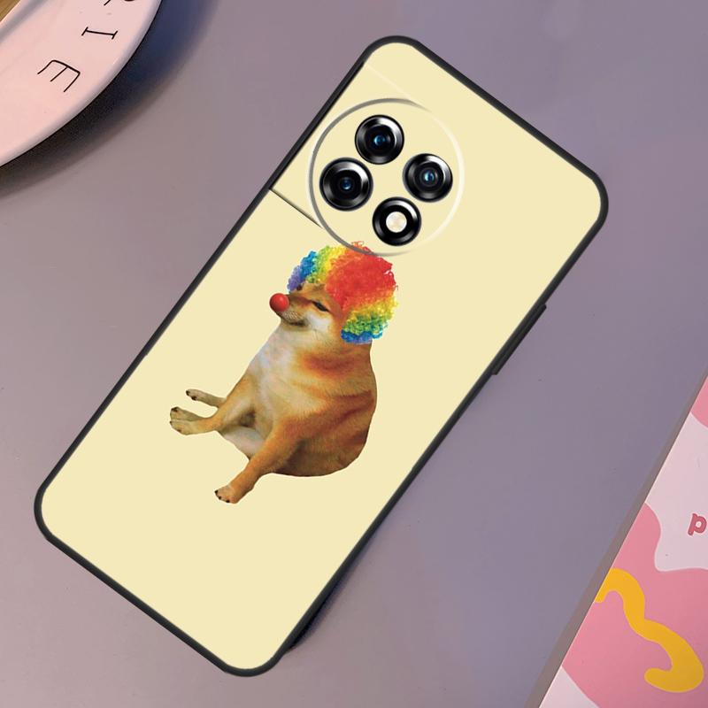 Cheems Shiba Inu Doge Meme Hülle Für OnePlus Nord 5 CE 4 3 2 Lite N30 OnePlus 11 12 13 15 12R 13R 10T 13T 9 10 Pro Cover