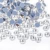 White AB Hotfix Glass Crystal Rhinestones for DIY Clothing & Phone Accessories - Medium Flatback Glue Rhinestones