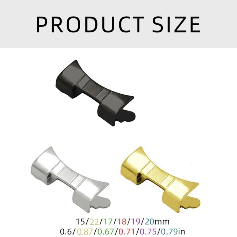 2pcs Durability Smartwatch Bracelet Band Adapter Smarted Secure Watch Connector for Strap Replacement or Repair