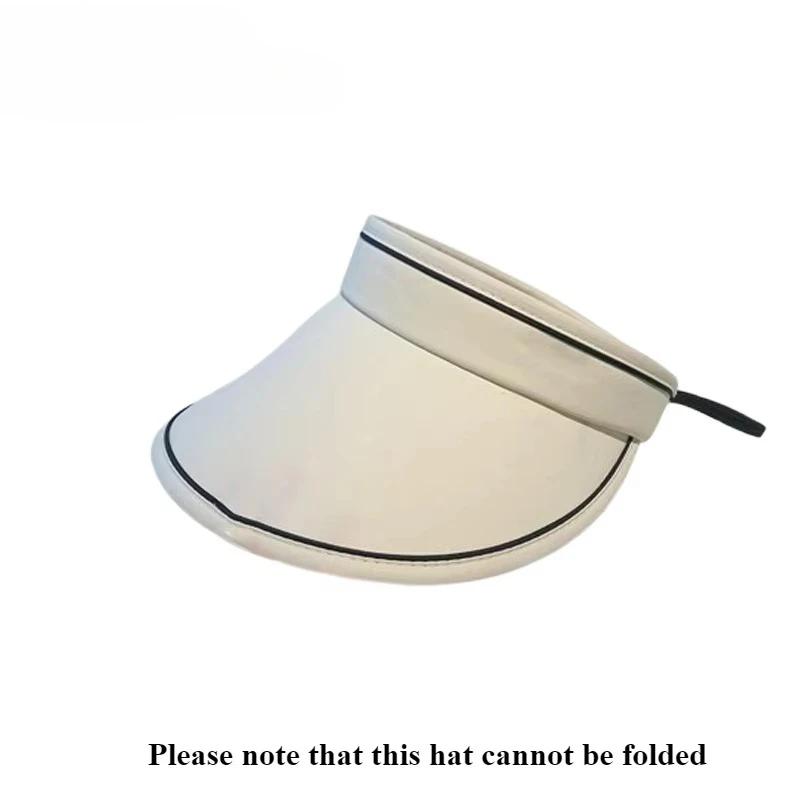 

Summer Outdoor Sun Protection Visor Hat Korean Style Wide Brim UV Protection for Cycling Sports and Outdoor Activities 1PCS