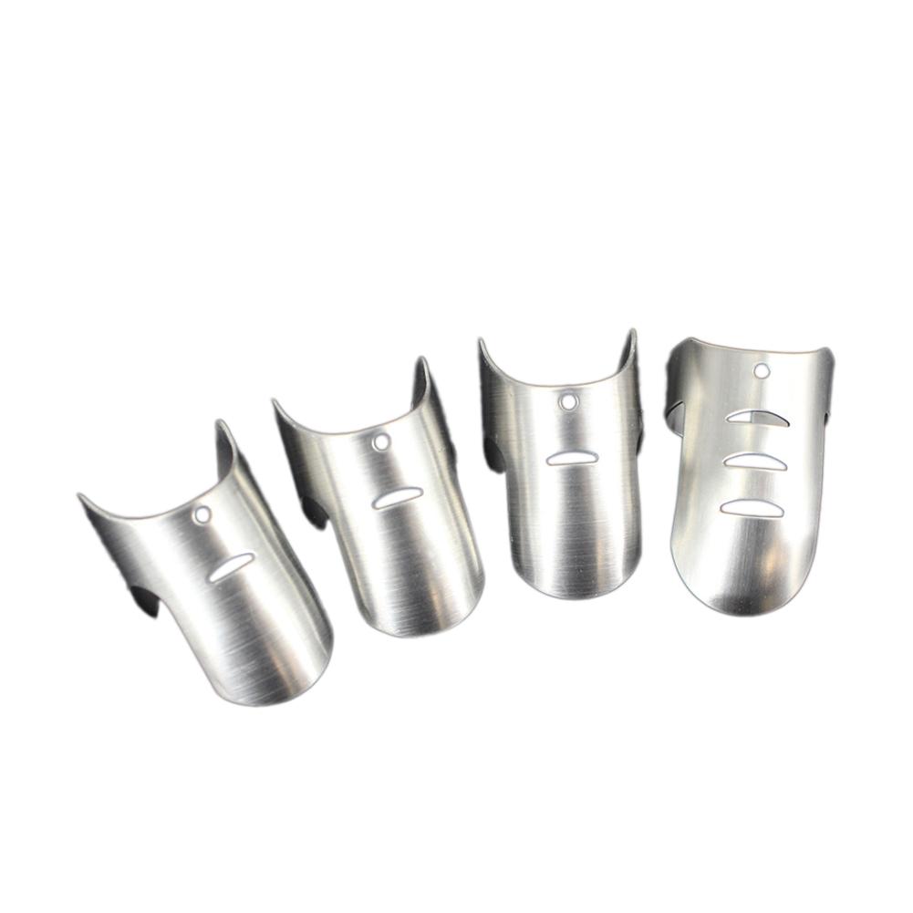 4PCS Creative Stainless Steel Finger Protector Hand Guard for Slice Safe Cooking Tools