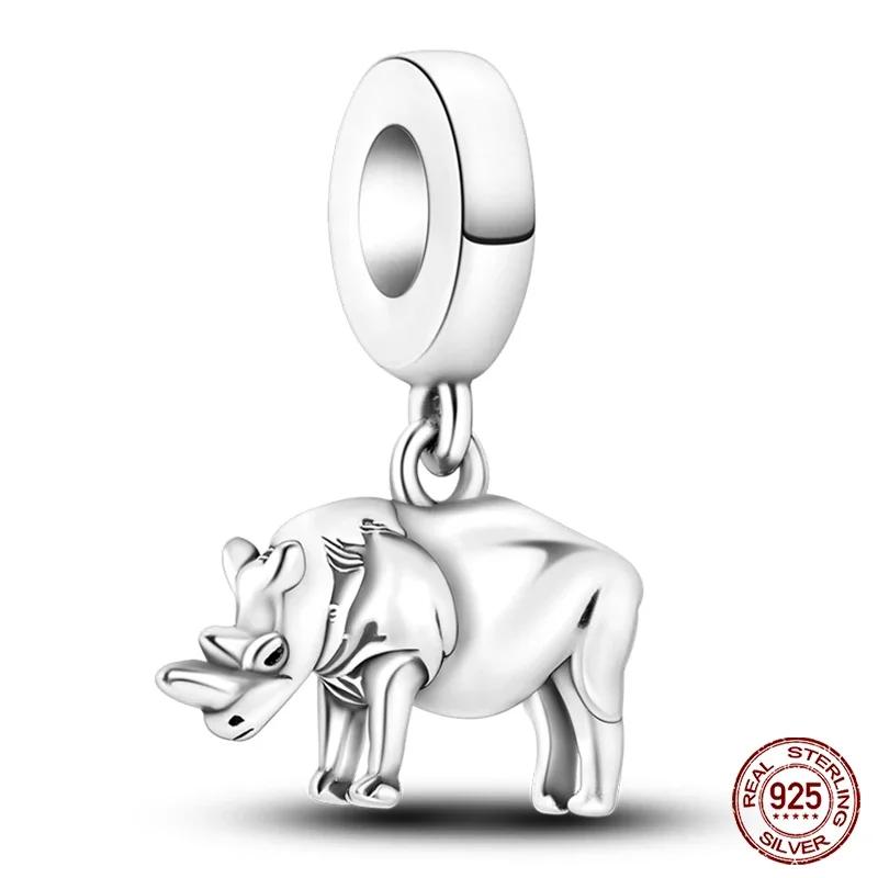 925 Silver Fashion Camera Coffee Cup Flower Charms Beads Fit 925 Original Bracelet DIY Birthday Jewelry Making for Women