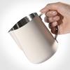 Stainless Steel Milk Frothing Jug Long Rounded Spout Latte Art Jug Milk Pitcher Frother Professional Barista Steaming Accessorie