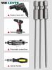 Torx Security Bit Set Screwdriver Drill Set 1/4 Inch Hex Shank 4 In Length S2 Steel Torx Screwdriver Bit Set 11/12pcs Torx Head