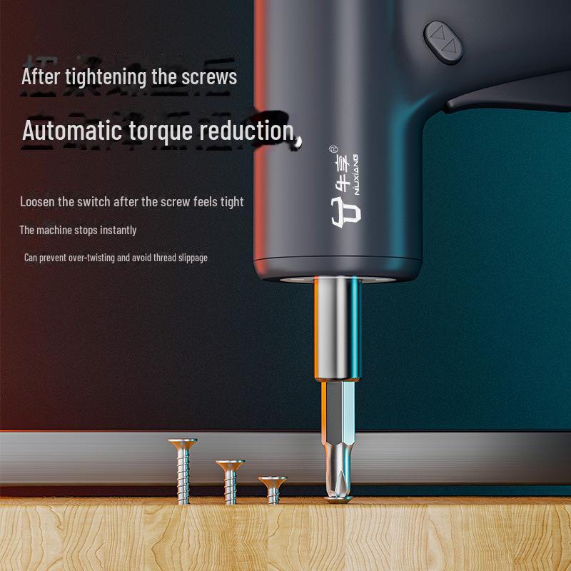Multi-Functional Rechargeable Electric Screwdriver with Large and Small Torque Options