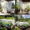 Bird Barrier Garden Netting Breathable Plant Cover Reusable Mesh Net Barrier for Protecting Vegetables Fruits Flowers from Birds