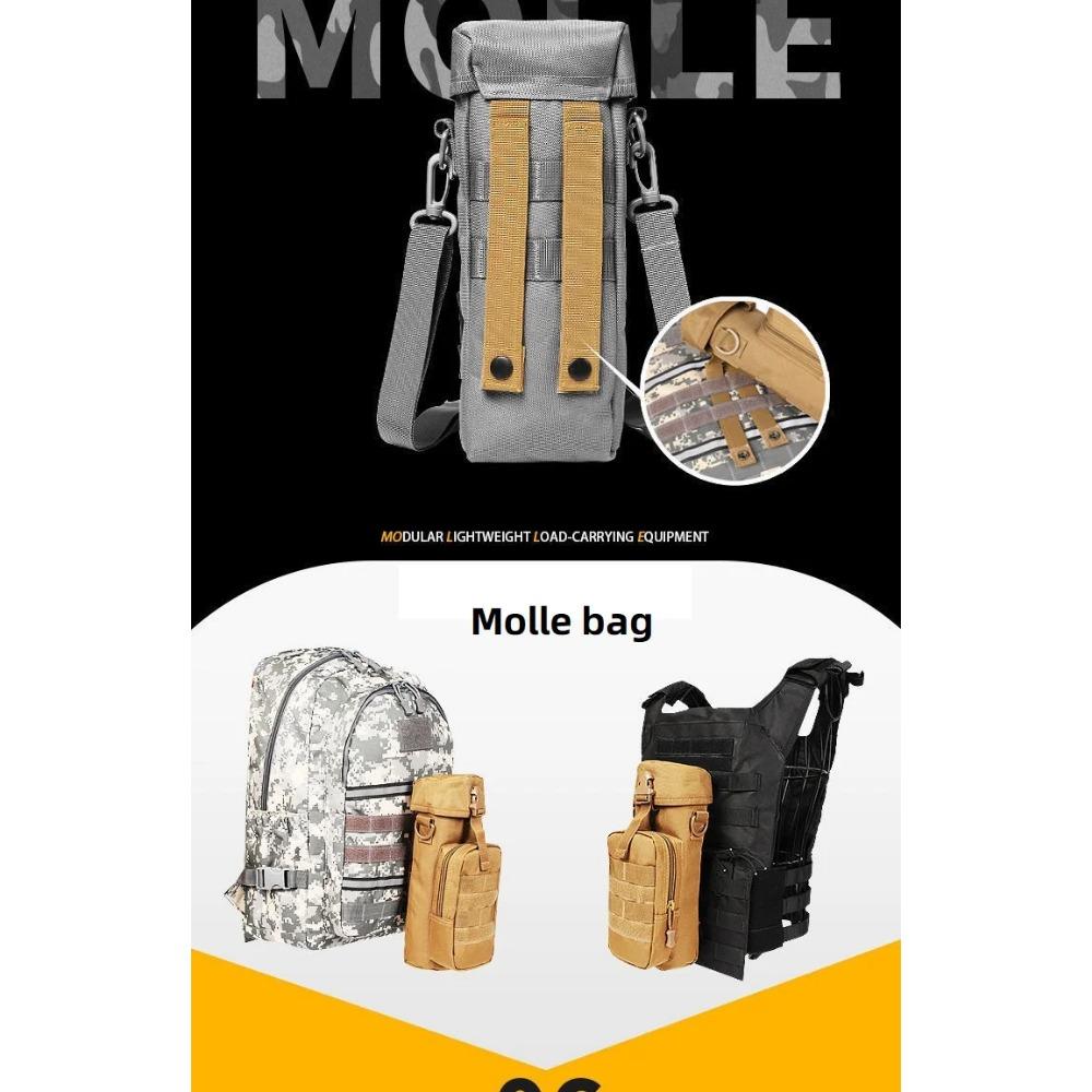 Outdoor Camping Cycling Bottle Holder Shoulder Bag Sports Bag New Kettle Molle Bag Tactical Military Pouch Waist Packs