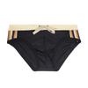 UXH Men's Color Block Stripe Triangle Swim Briefs