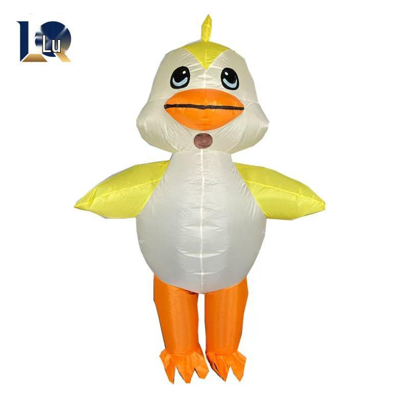Inflatable Yellow Duck Costume - Funny Cosplay Outfit for Parties & Performances
