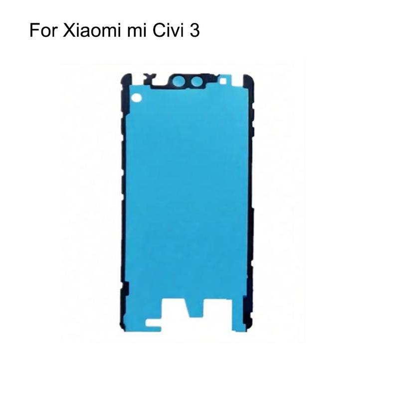 2PCS For Xiaomi Mi Civi 4 Front LCD Display Frame Bezel Waterproof Seal Tape Glue Adhesive Sticker 3M Screen Xiao Mi Civi 2 3