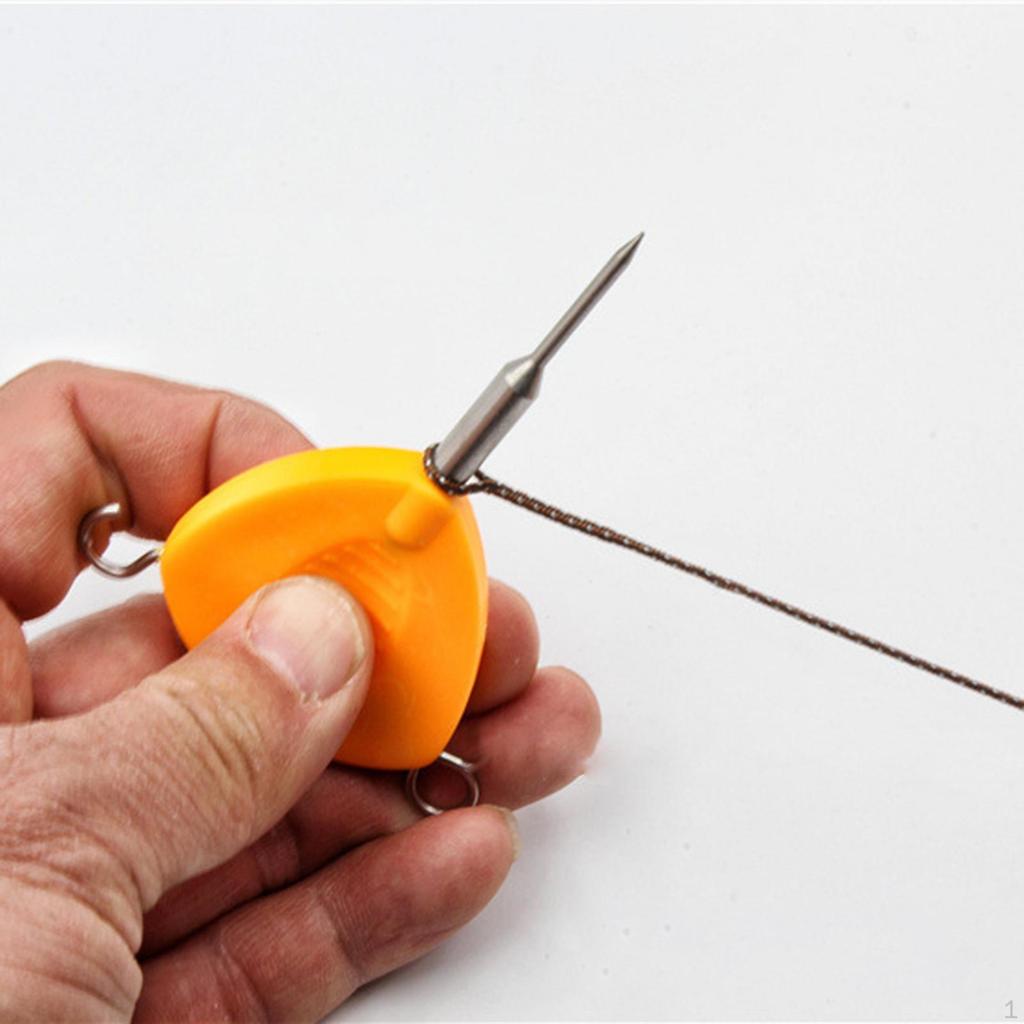 Fischleinenknotenlöser Werkzeug, 5-in-1 Zubehör Multifunktionaler Schäler, Abisolierer,