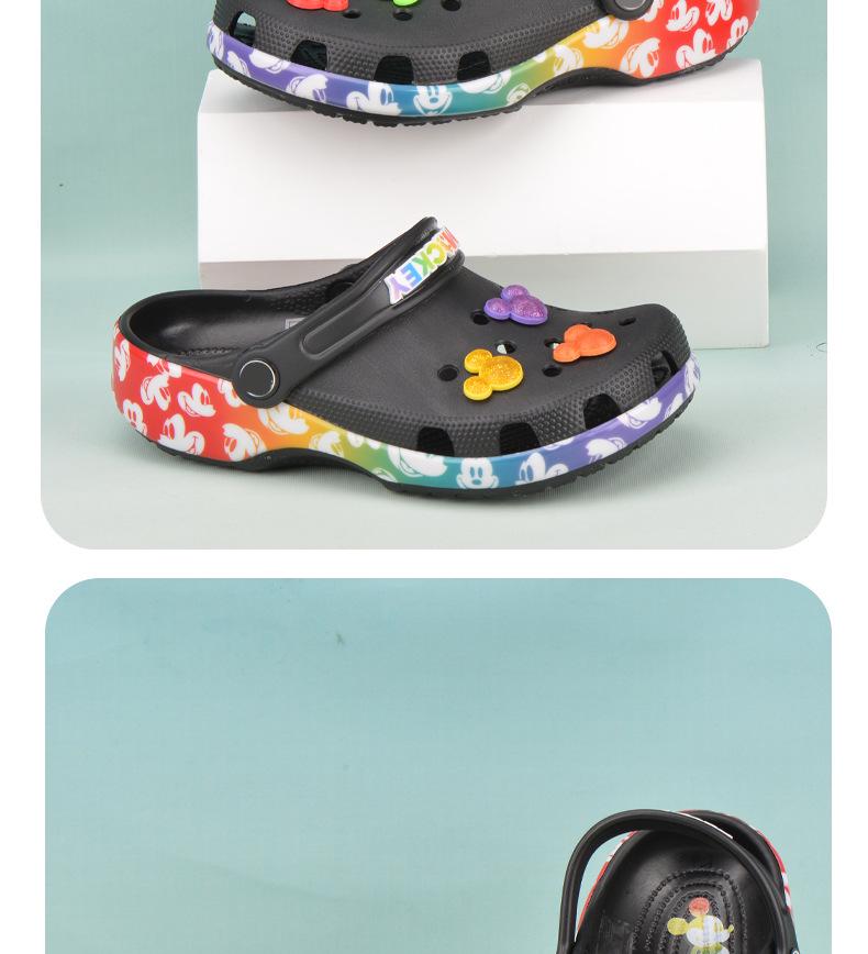 Mickey Mouse Kids' Clog Sandals: Non-Slip, Wear-Resistant Beach Shoes for Boys, Girls, & Toddlers