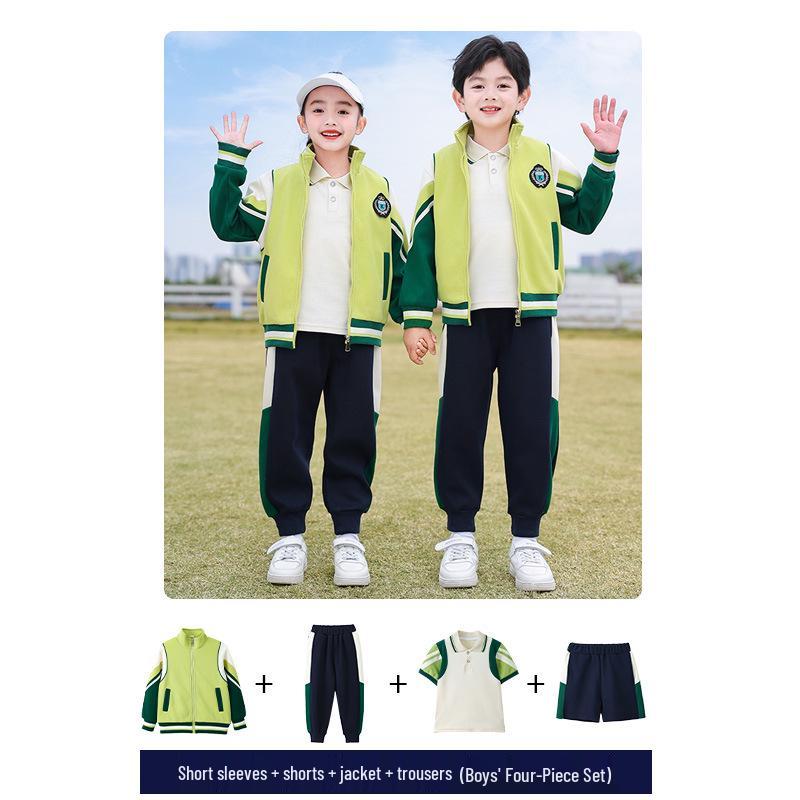 Cool Meila Spring & Autumn Sports Suit: Student & Kindergarten Uniform for Group Performances