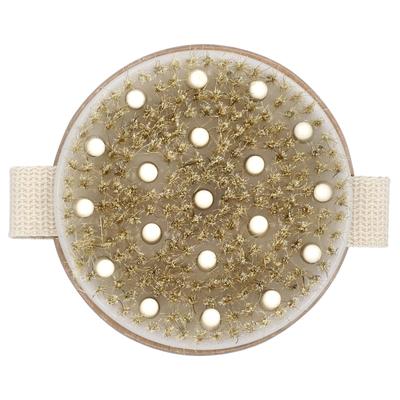 Szczotka do ciała do szczotkowania na sucho, Okrągła szczotka 1 szt.