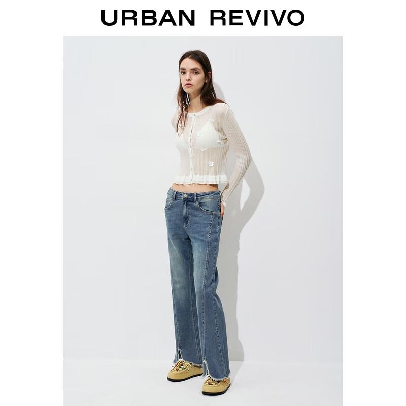 

Женские джинсы клеш с необработанным краем UR Denim Revival 27