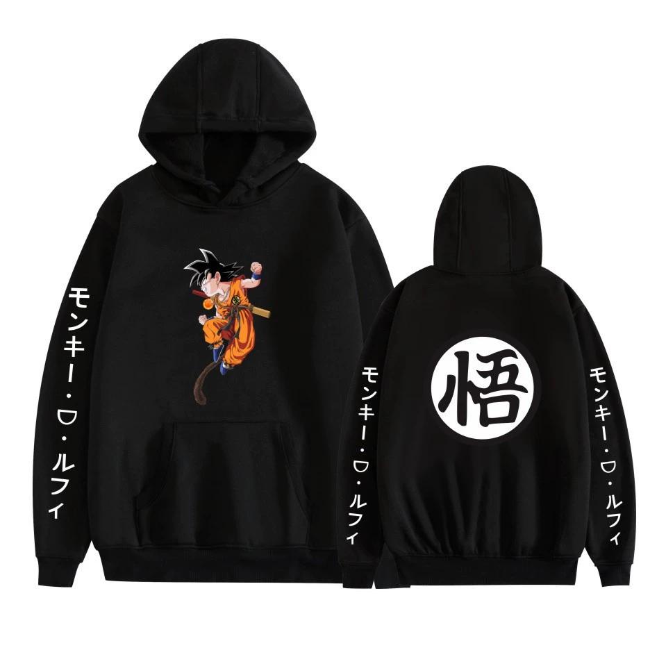 

Anime Dragon Ball Men Women Hoodies Autumn Casual Pullover Hoodie Fashion Cosplay Sweatshirts XS чёрный