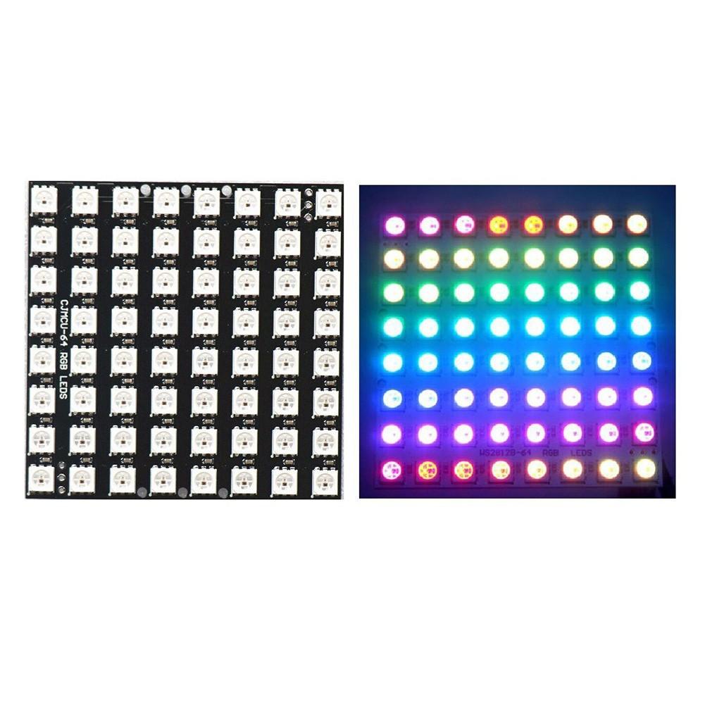 W 812B 8x8 64-Bit Full Color 5050 RGB LED For Matrix Panel Light for Arduino