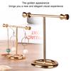 Multifunktionaler Gold Schmuck Ringe Ohrringe Aufbewahrungsständer Display Rack (Groß)