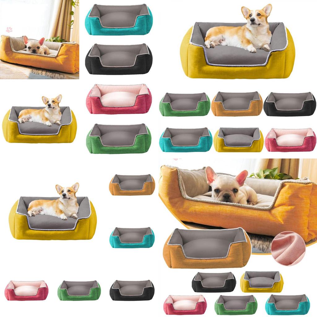 Plush Nest Dog Cat Pet Bed Comfy And Removable For Easy Cleaning