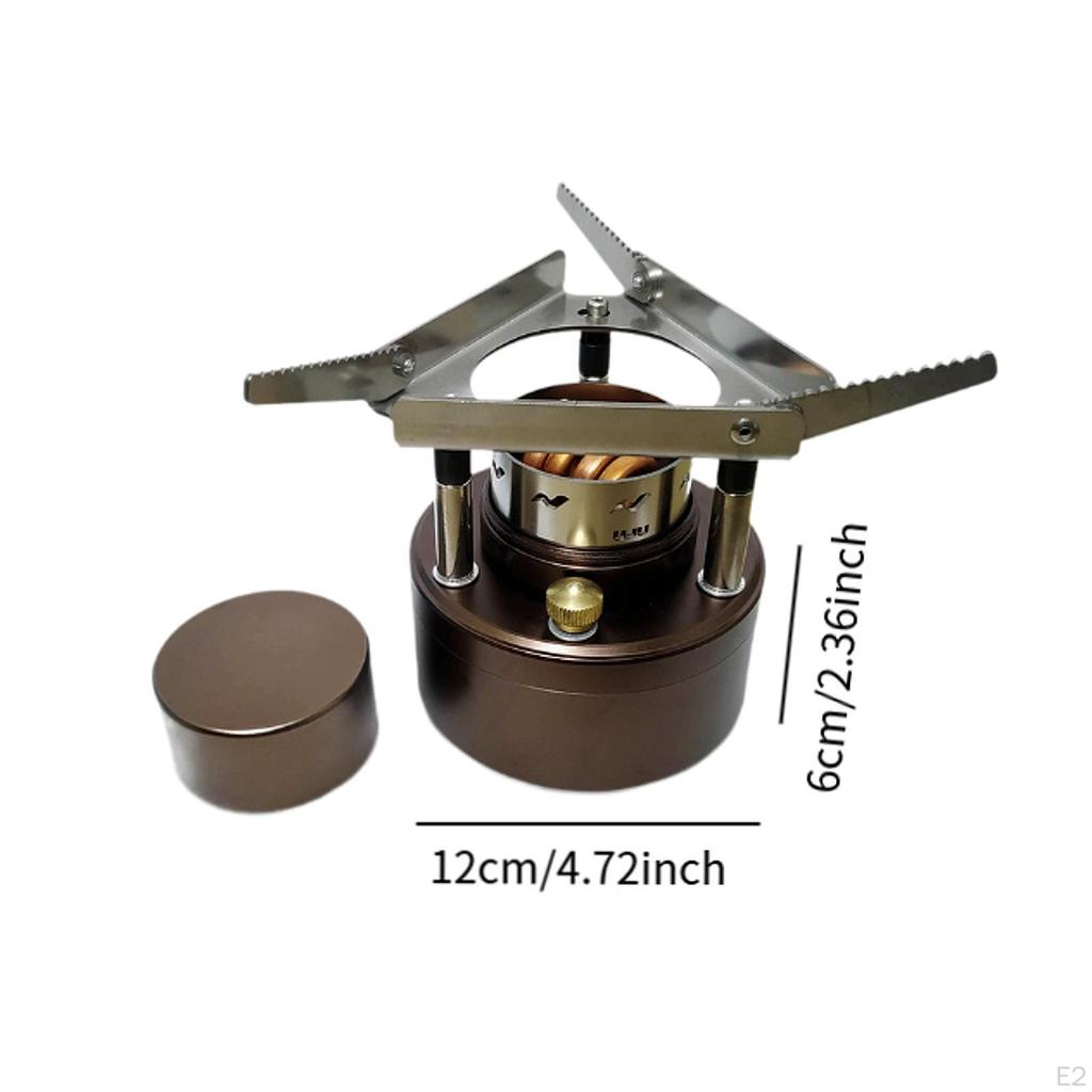 Spirit Burner Alcohol Compact Capacity 220 Ml Furnace Camp for Backpacking