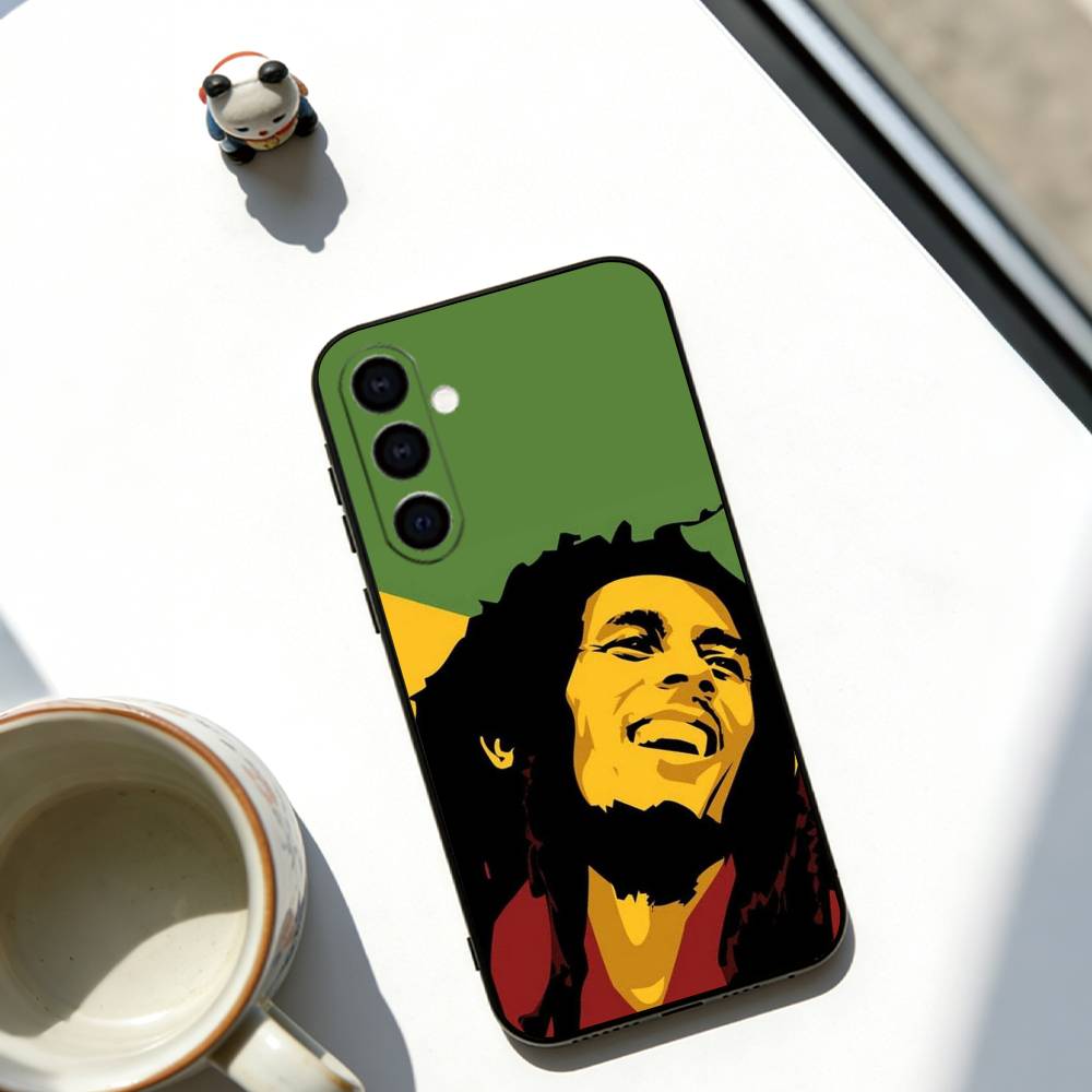 Bob Marley Singer Phone Case Soft black For Samsung Galaxy A73,A72,A71,A70,A53,A52,A51