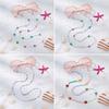 Accessoire Blume Perle Bunt Brillenband Brillenkette Sonnenbrillenband Nackenkordel
