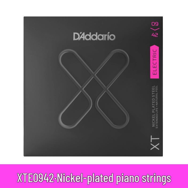 

D Addario XTE Струны для электрогитары с покрытием, защитой от коррозии, комплект из 6 шт. (Измерительные приборы: 09-42 до 10-46)