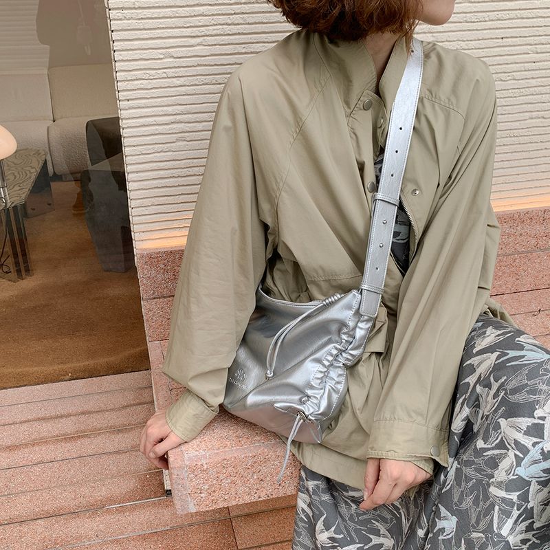 

Micocah Street Party Work Clothing Original Crossbody Bag Bright Silver